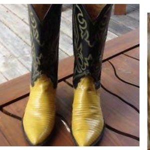 Larry mahan vtg exotic boots